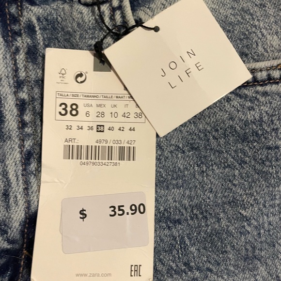 Zara jean shorts - Picture 3 of 4